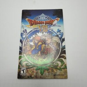 dragon quest 8 ps2 Cursed King Manual Only